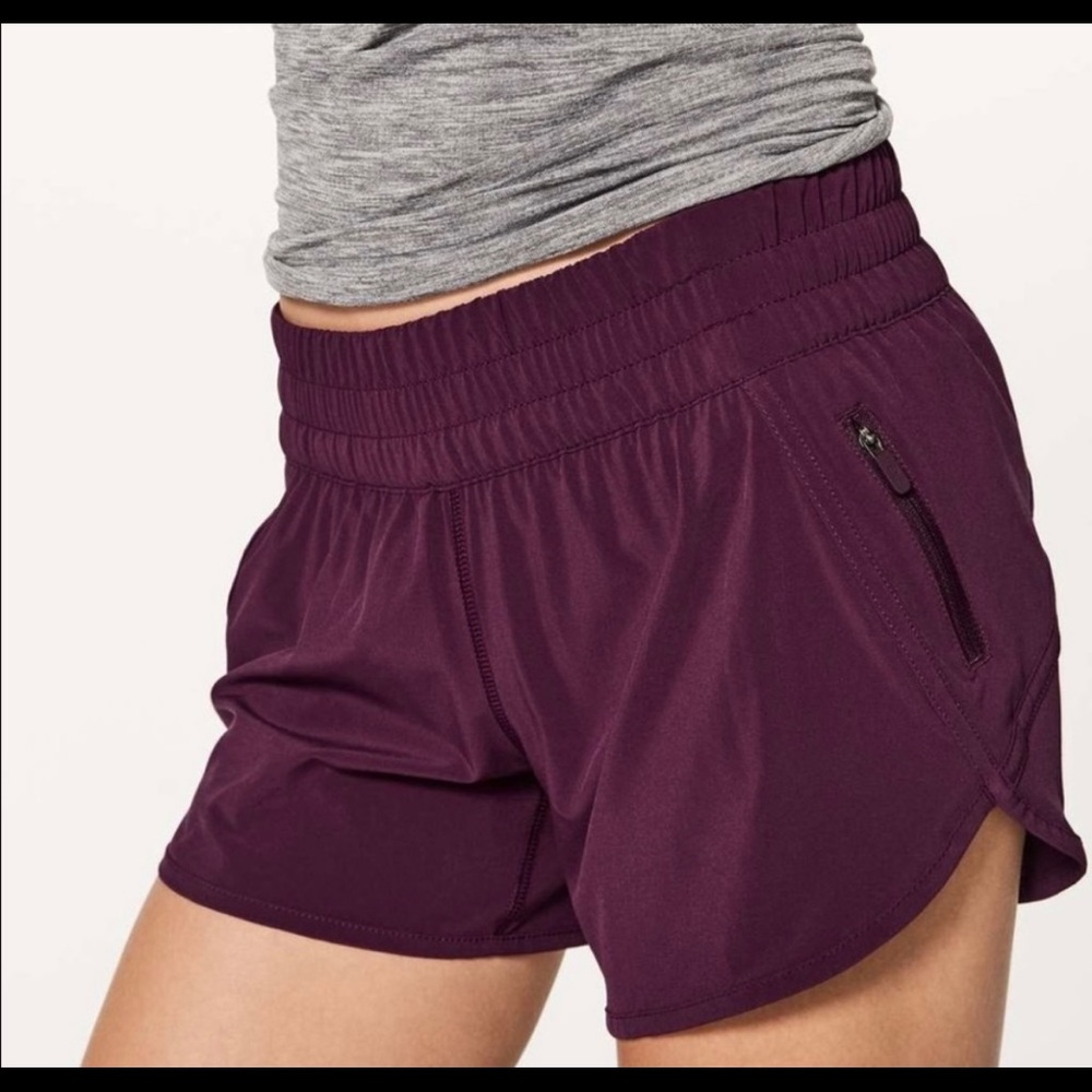 Lululemon Tracker V Dark Adobe Purple Shorts